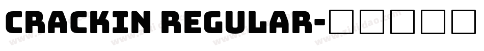 Crackin Regular字体转换